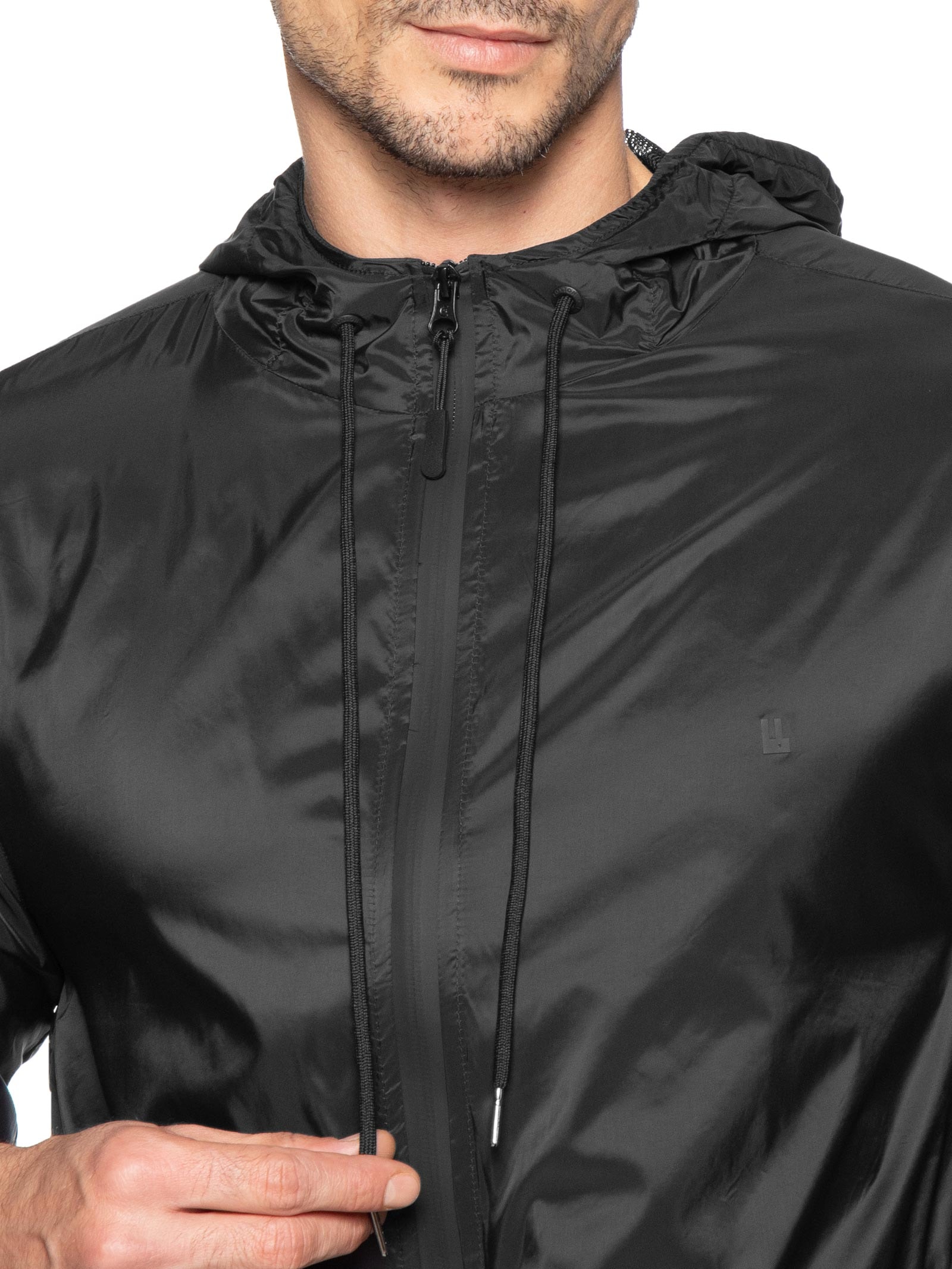 Casaco Corta Vento Masculino Colors New Preto Foxton