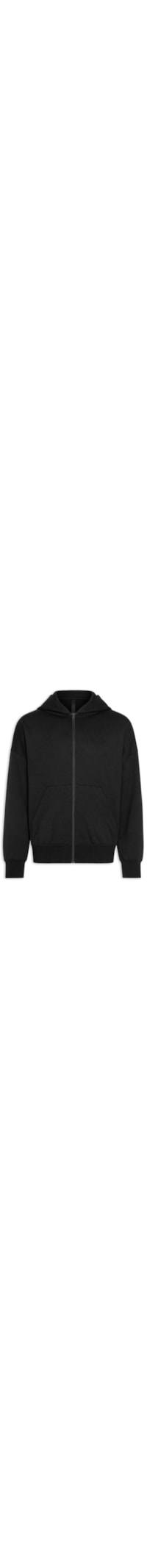 Casaco de Moletom Masculino com Capuz Double – Preto