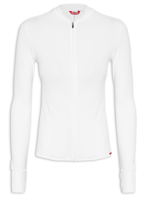 Casaco Feminina Liso – Branco