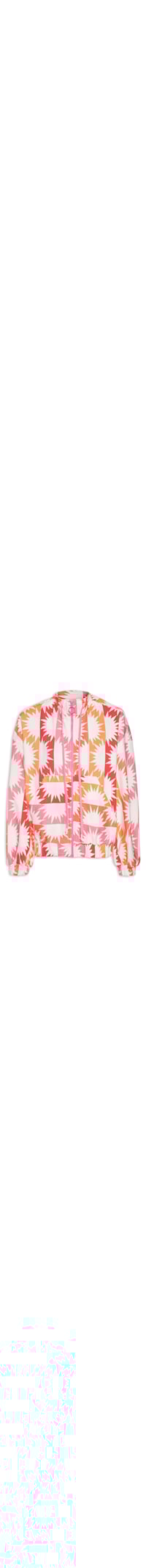 Casaco Feminina Moletom Estampa Solar - Rosa