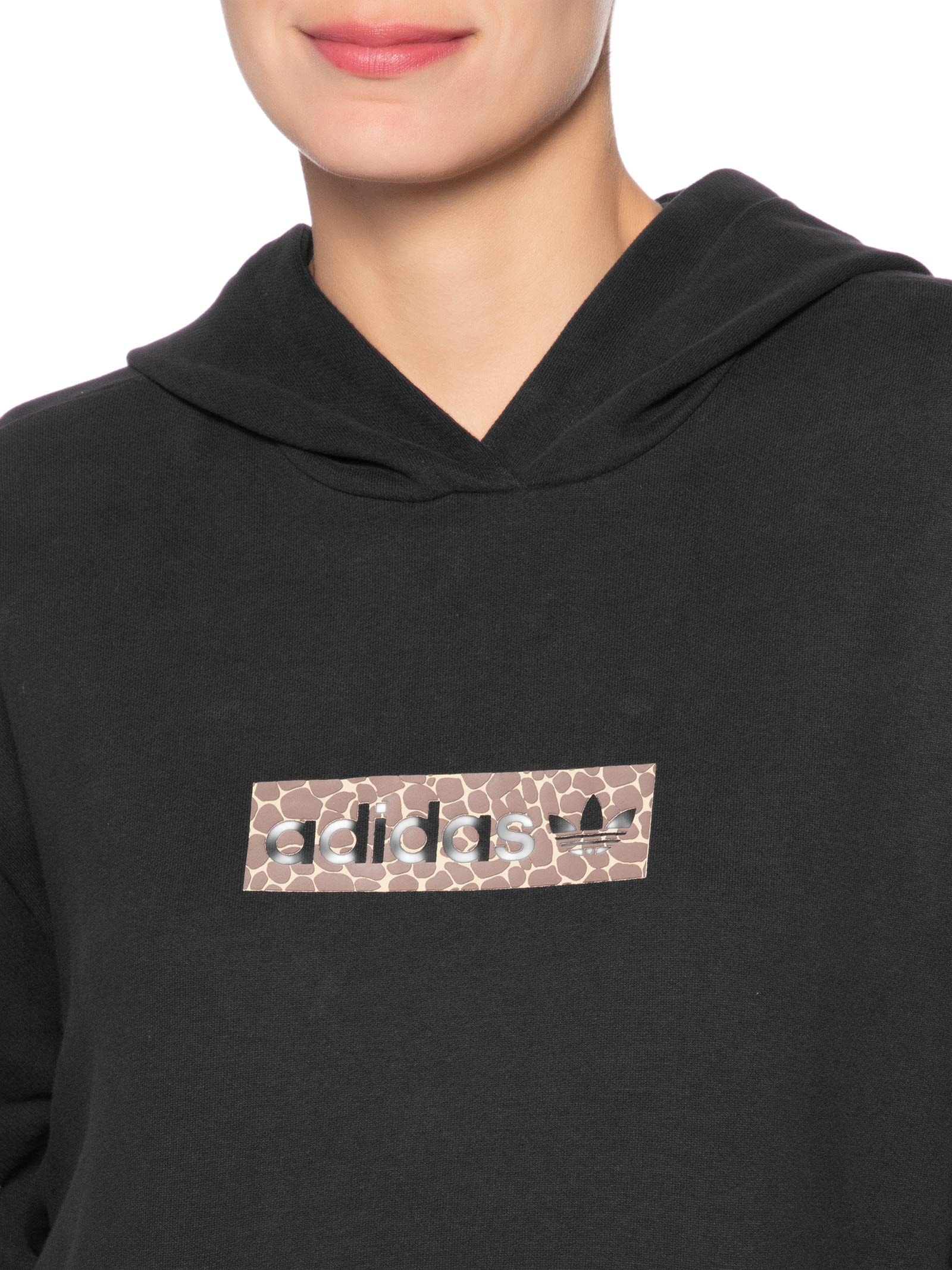 Casaco Feminino Allover Print Preto Adidas Originals