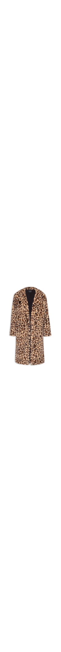 Casaco Feminino Alongado - Animal Print