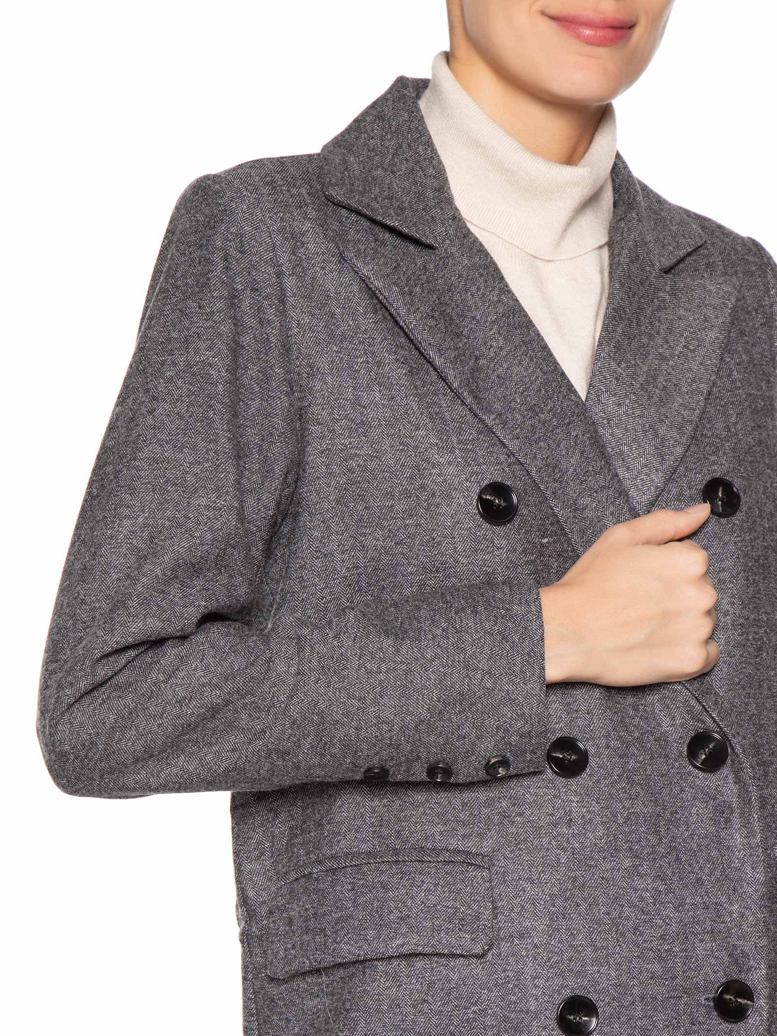 Casaco Feminino Alongado Cinza Basiq