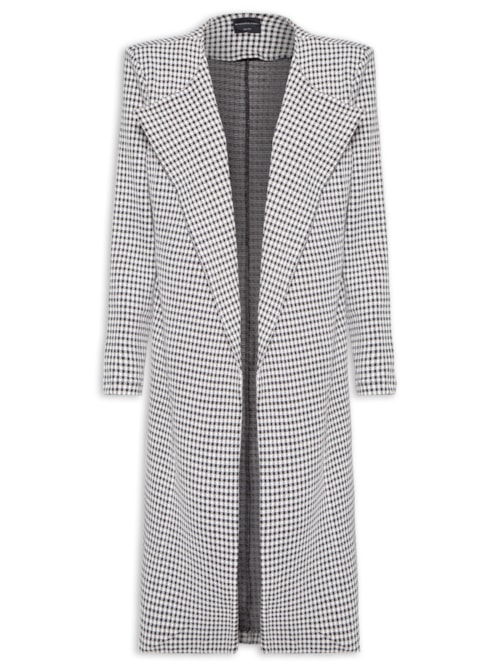 Casaco Feminino Alongado - Preto