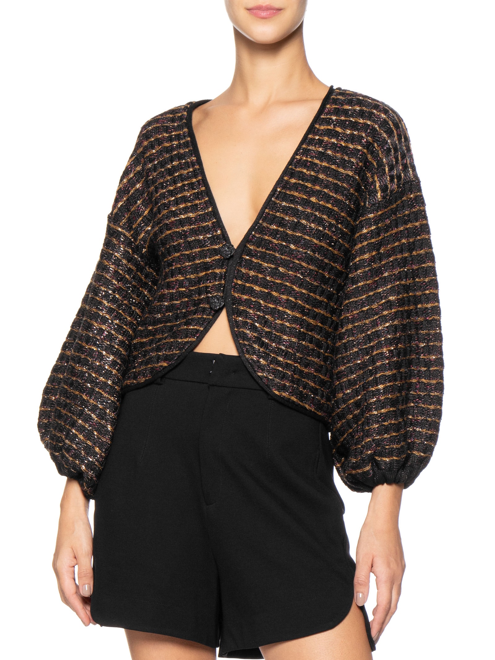 Casaco Feminino Amelia Preto Le Lis