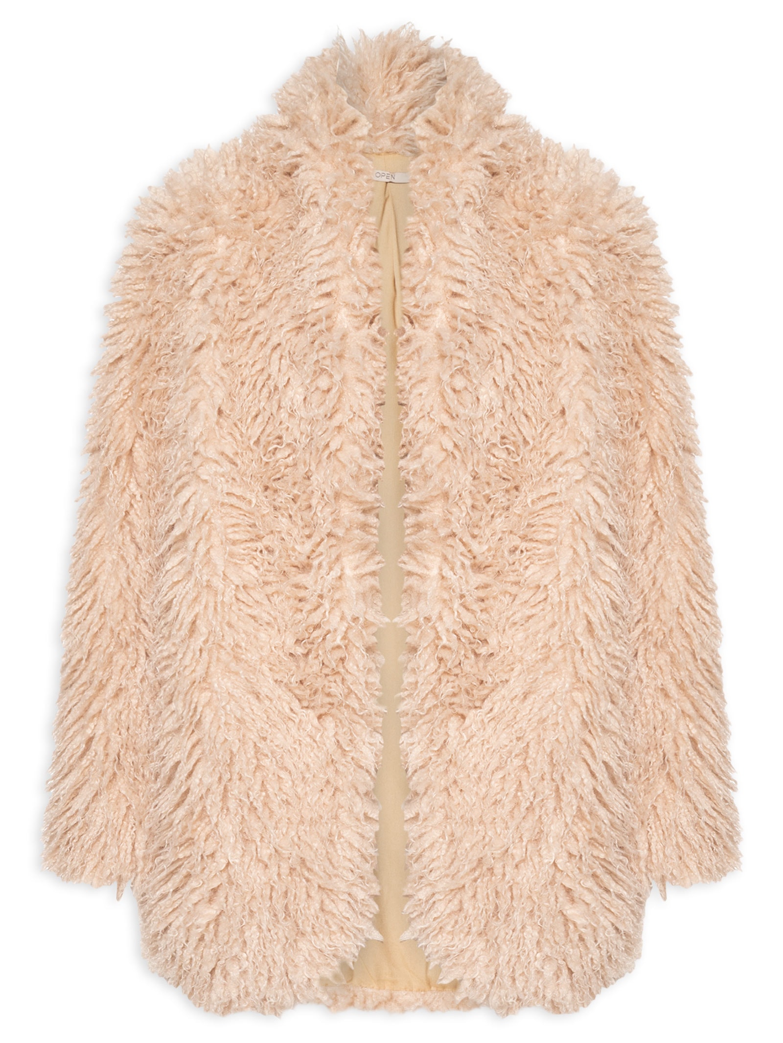 Casaco Feminino Bege Open