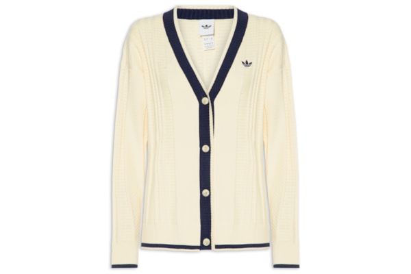 Casaco Feminino Cardigan Tricot - Amarelo