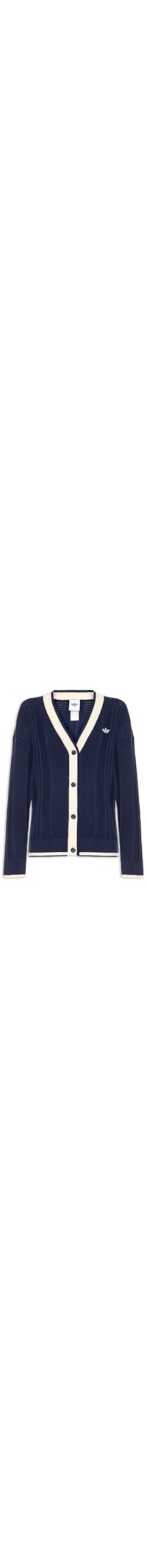 Casaco Feminino Cardigan Tricot - Azul