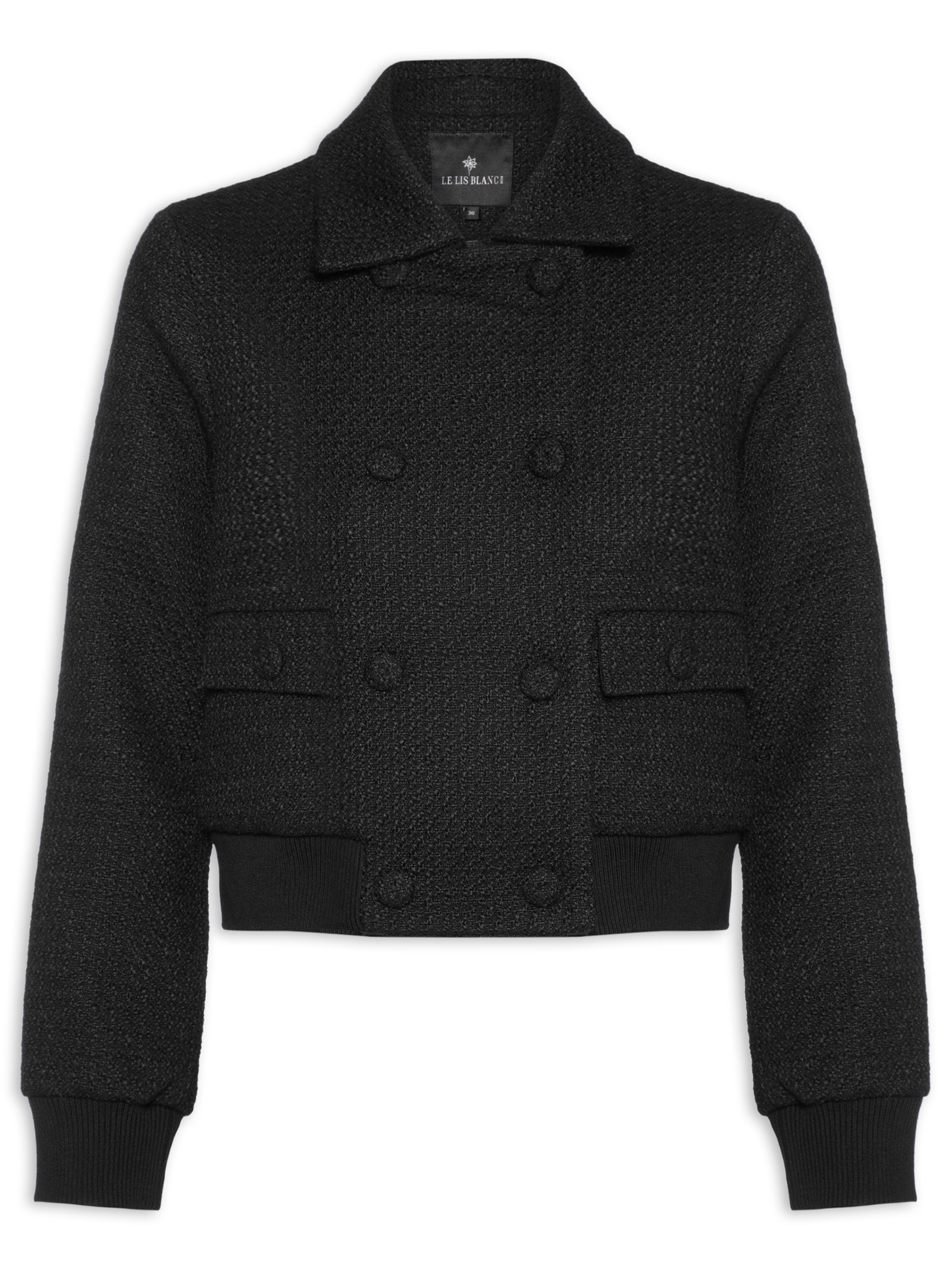 Casaco Feminino Coat Cindy – Preto Le Lis
