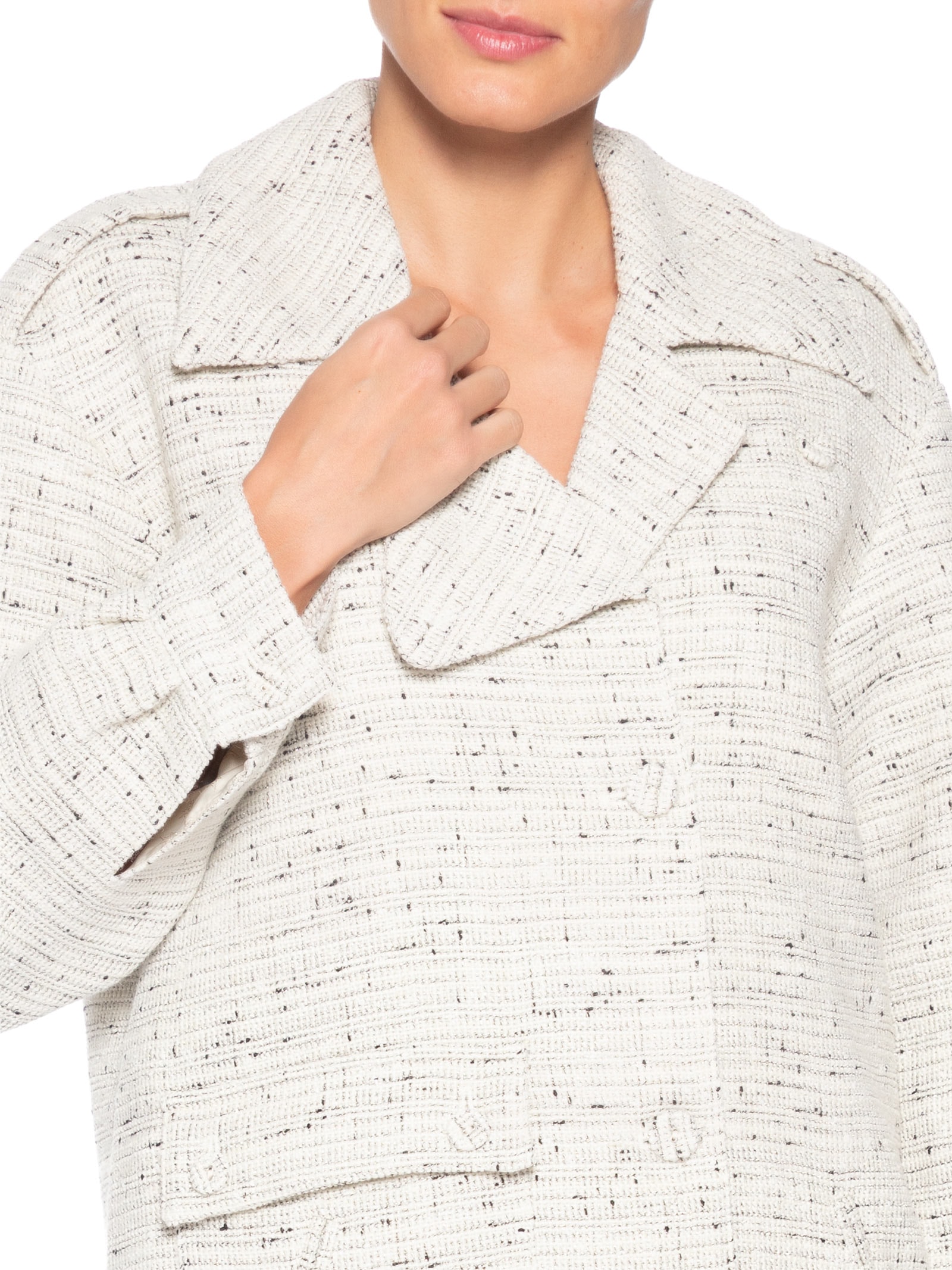 Casaco Feminino Coat Francesca – Branco Le Lis