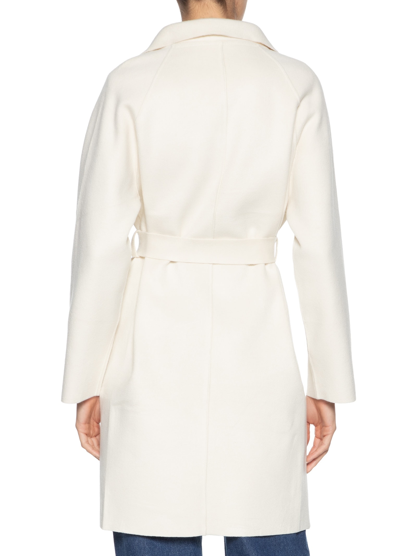 Casaco Feminino com Bolsos Frontais Off White '2Essential