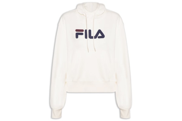 Casaco Feminino Com Capuz Comfort Letter III - Branco