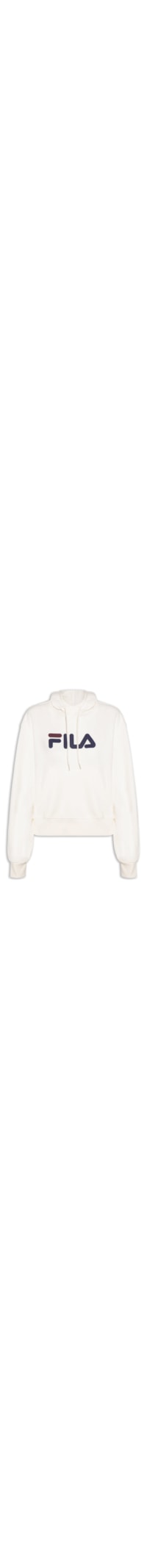 Casaco Feminino Com Capuz Comfort Letter III - Branco