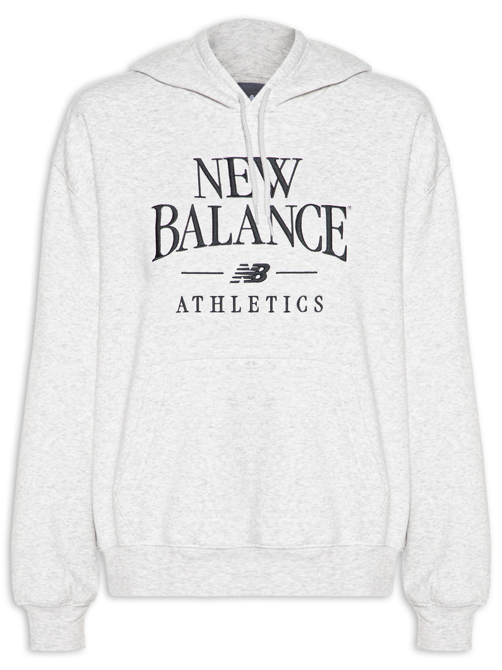 Casaco Feminino Com Capuz Linear Heritage Cinza New Balance