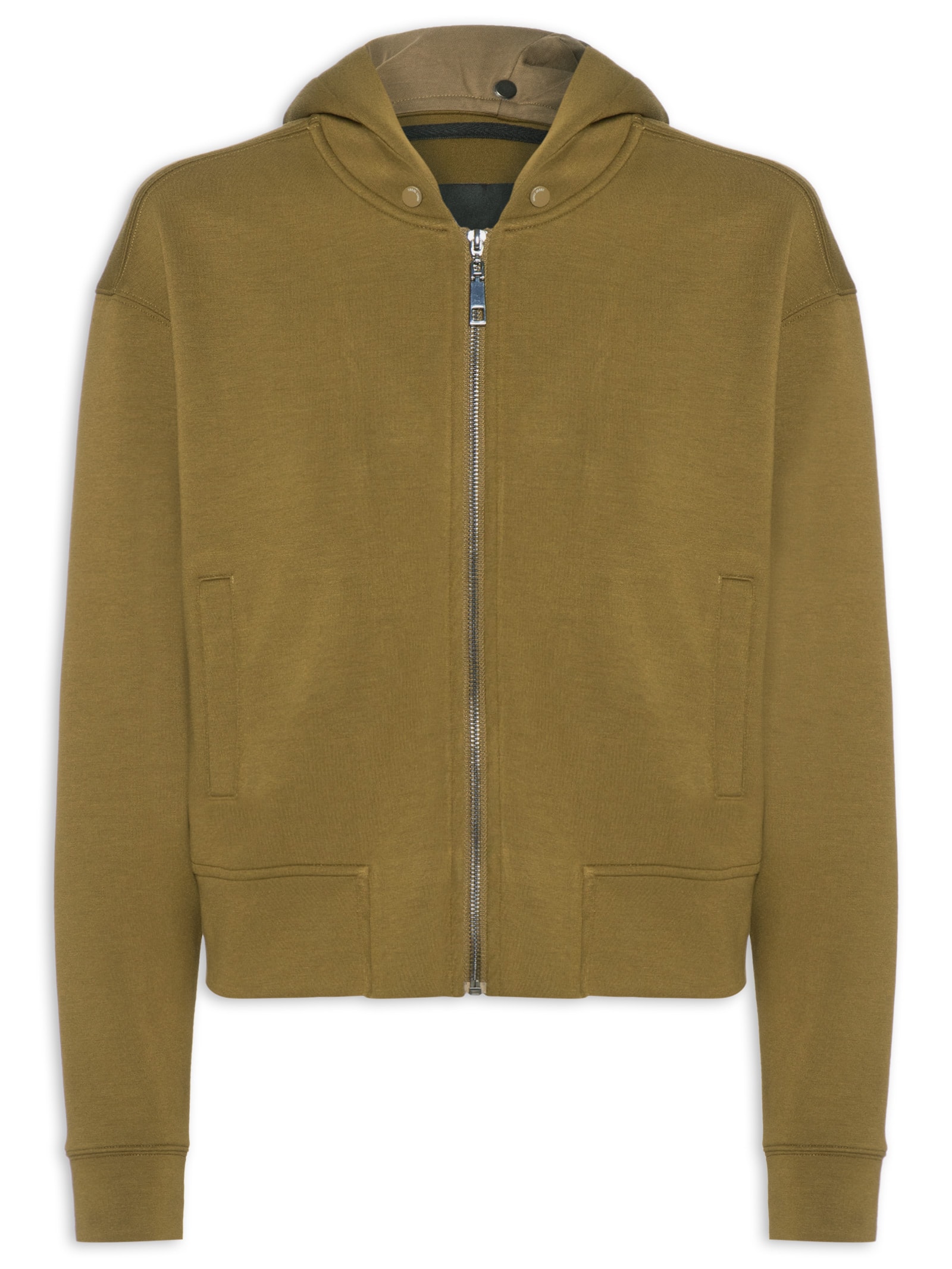 Casaco Feminino De Malha Double Com Bolsos Verde Animale Jeans