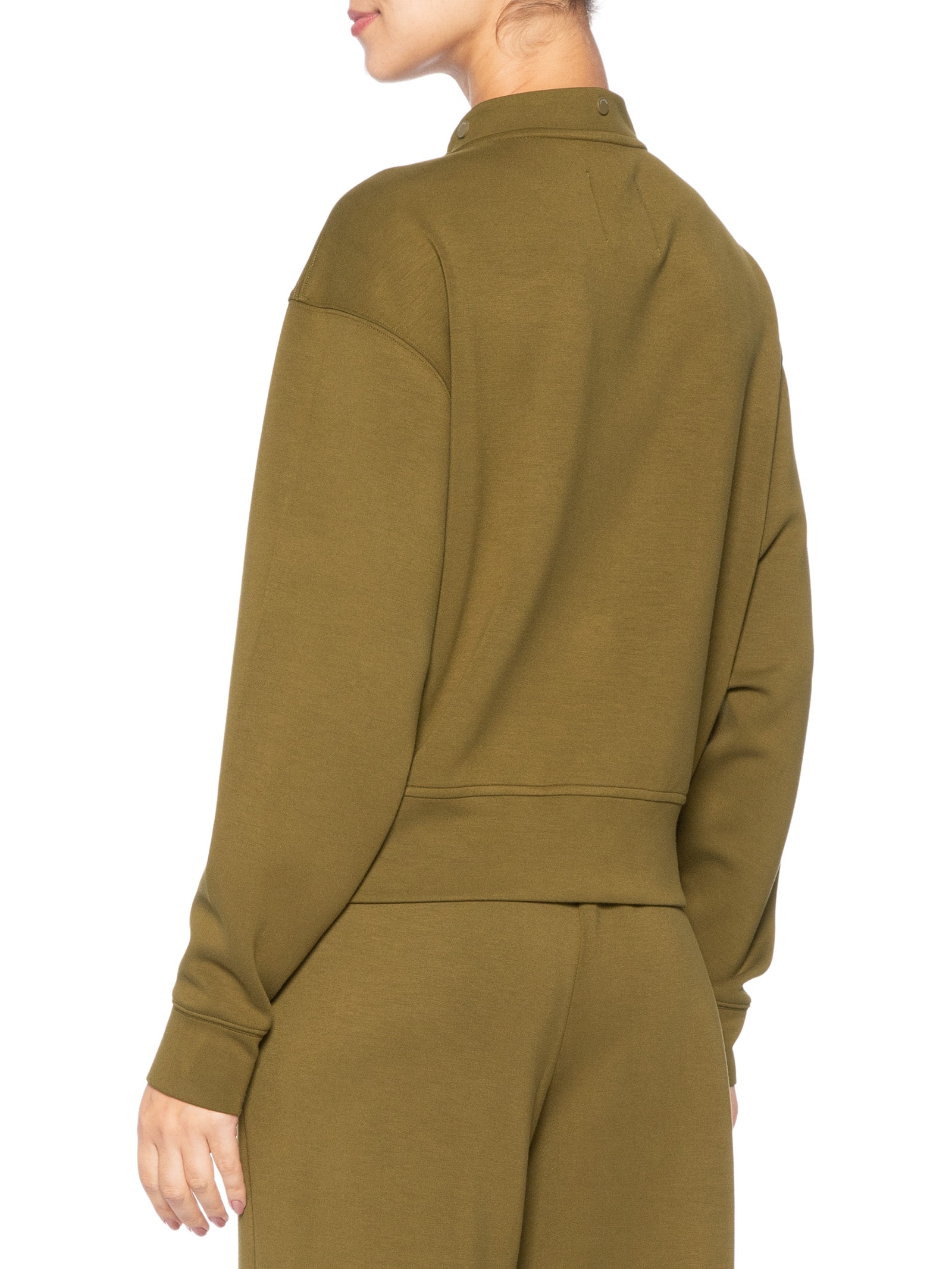 Casaco Feminino De Malha Double Com Bolsos Verde Animale Jeans