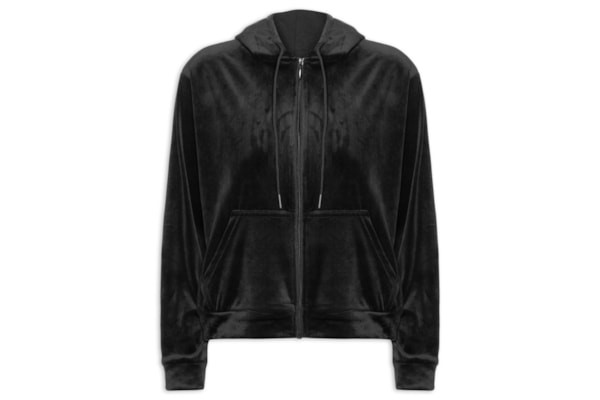 Casaco Feminino De Moletom Plush - Preto