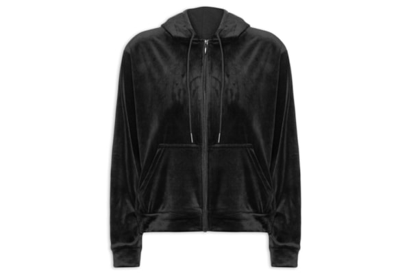 Casaco Feminino De Moletom Plush - Preto