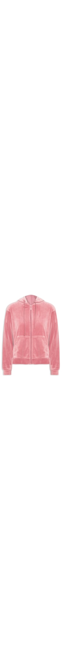 Casaco Feminino De Moletom Plush - Rosa