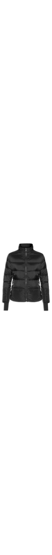 Casaco Feminino De Nylon Puffer - Preto