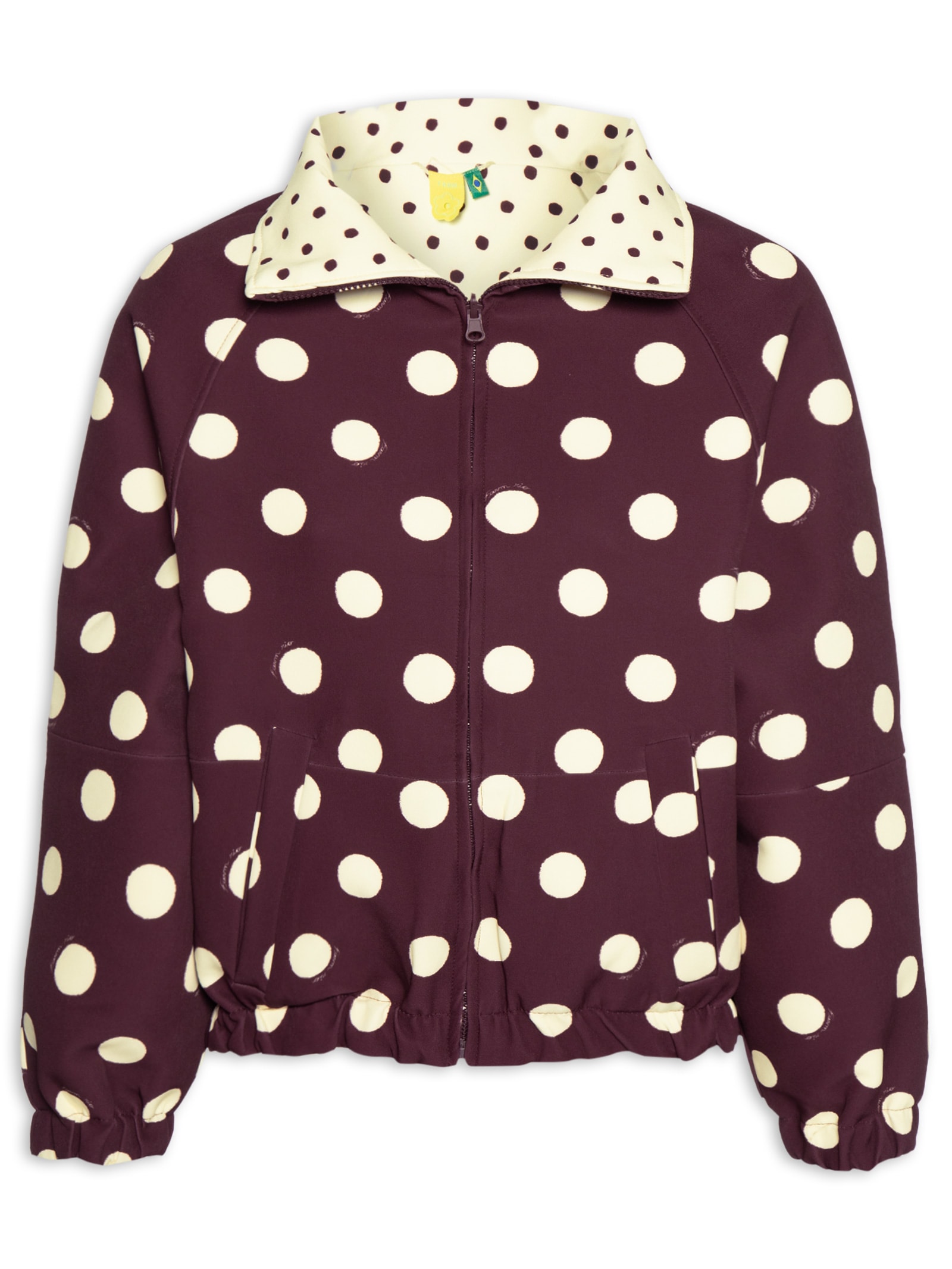 Casaco Feminino Double Petit Poa Marrom Farm