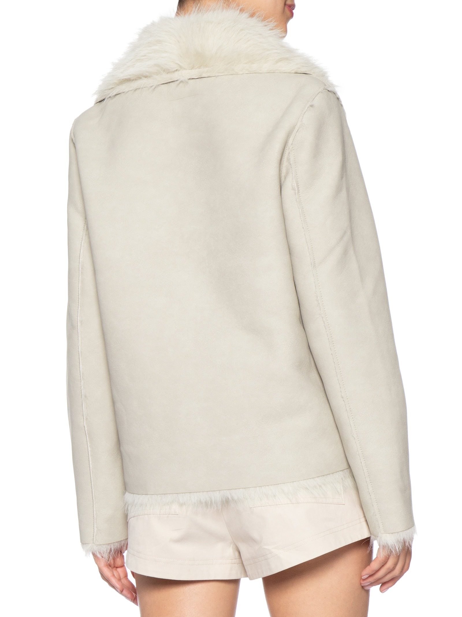 Casaco Feminino Fur Bege Market 33