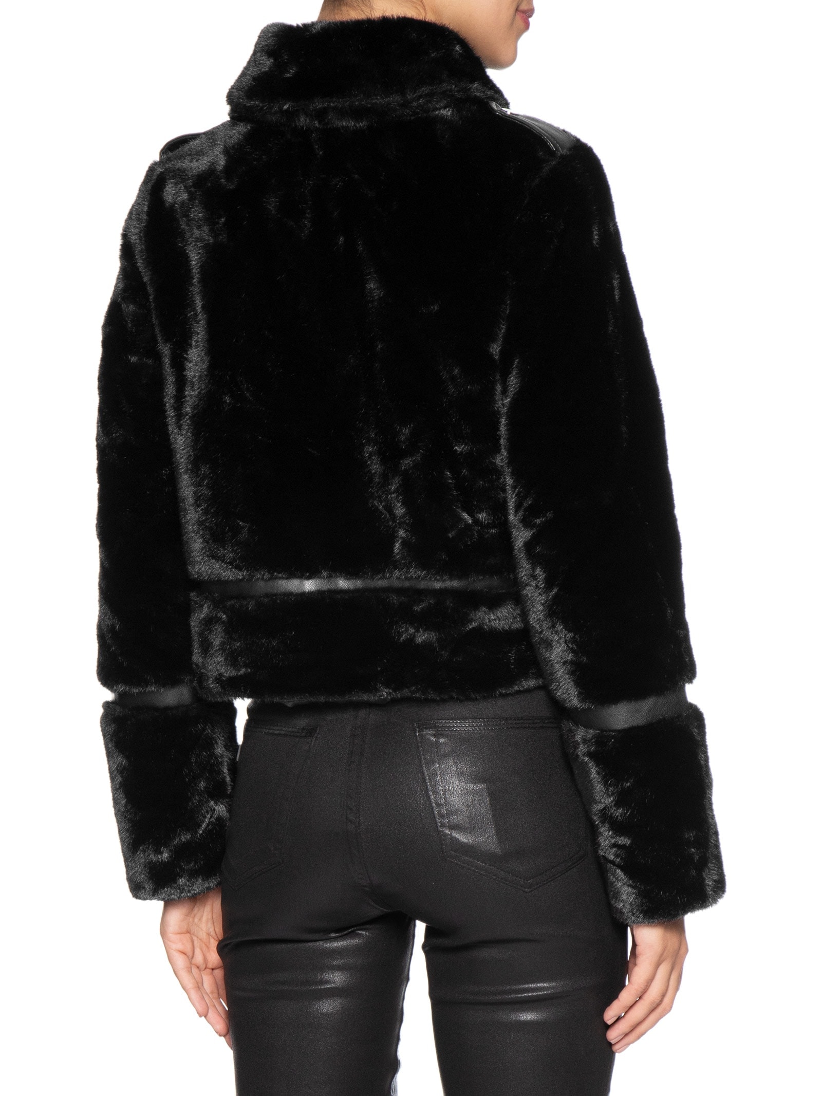Casaco Feminino Fur Preto Market 33