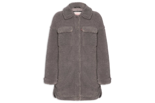 Casaco Feminino  GIII Sherpa Outerwear - Cinza