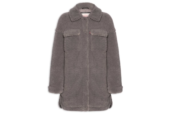 Casaco Feminino  GIII Sherpa Outerwear - Cinza