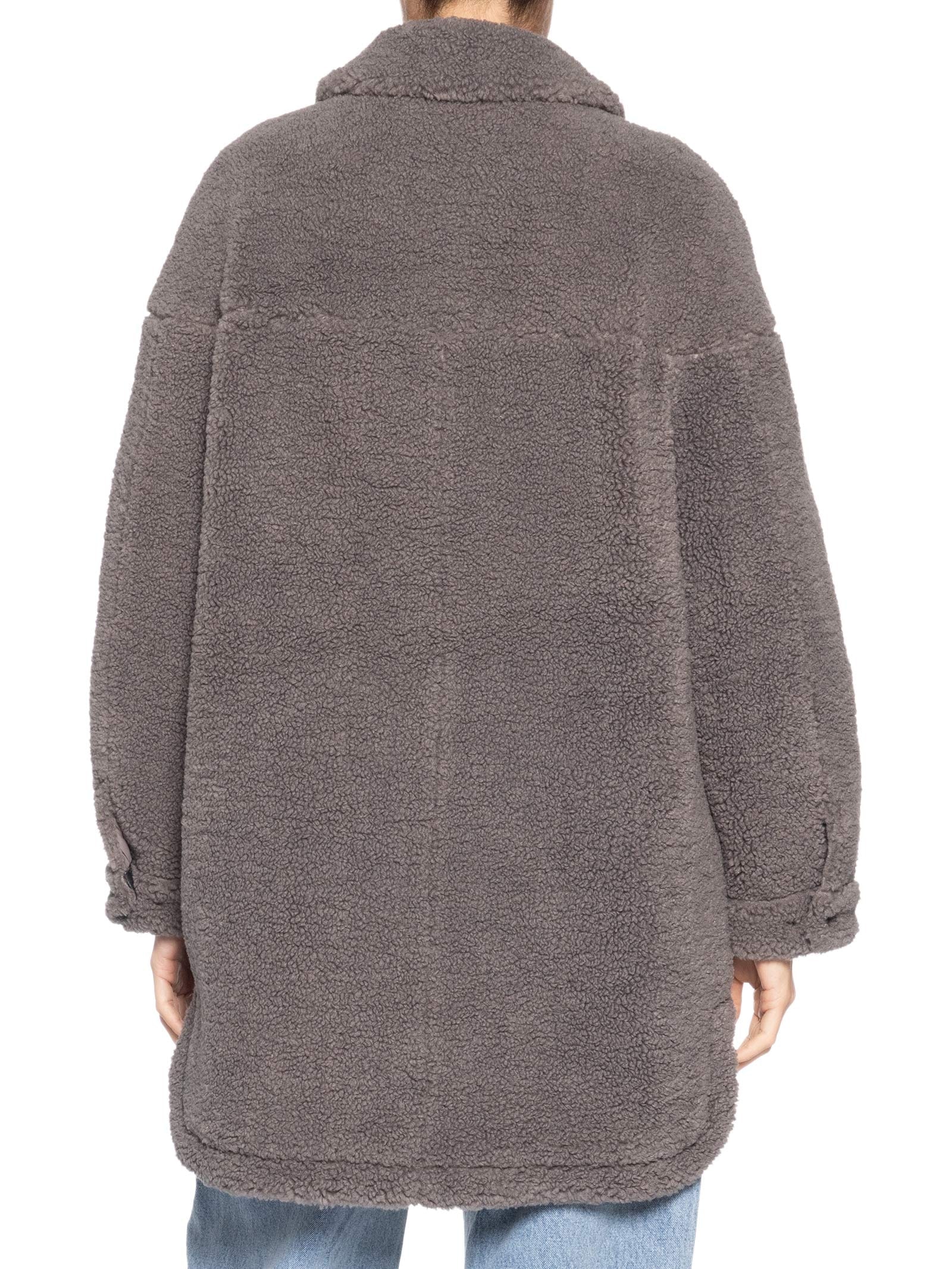 Casaco Feminino  GIII Sherpa Outerwear Cinza Levi's