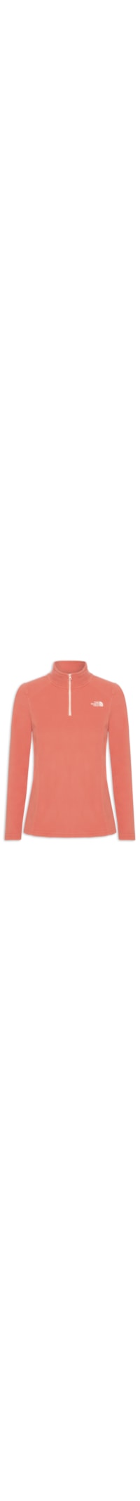 Casaco Feminino Glacier 1/4 Zip - Laranja