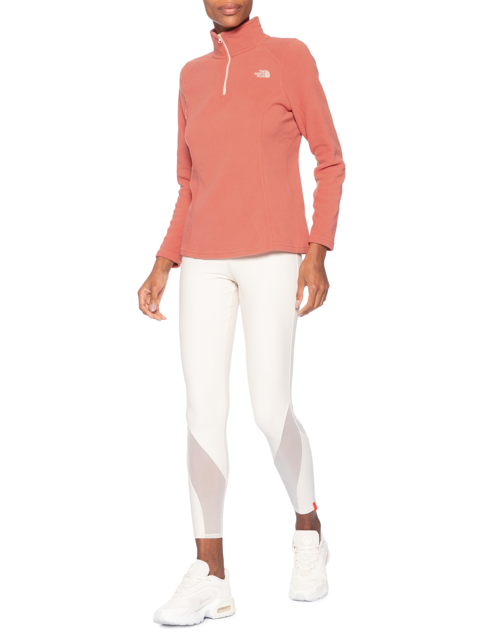 Casaco Feminino Glacier 1/4 Zip Laranja The North Face