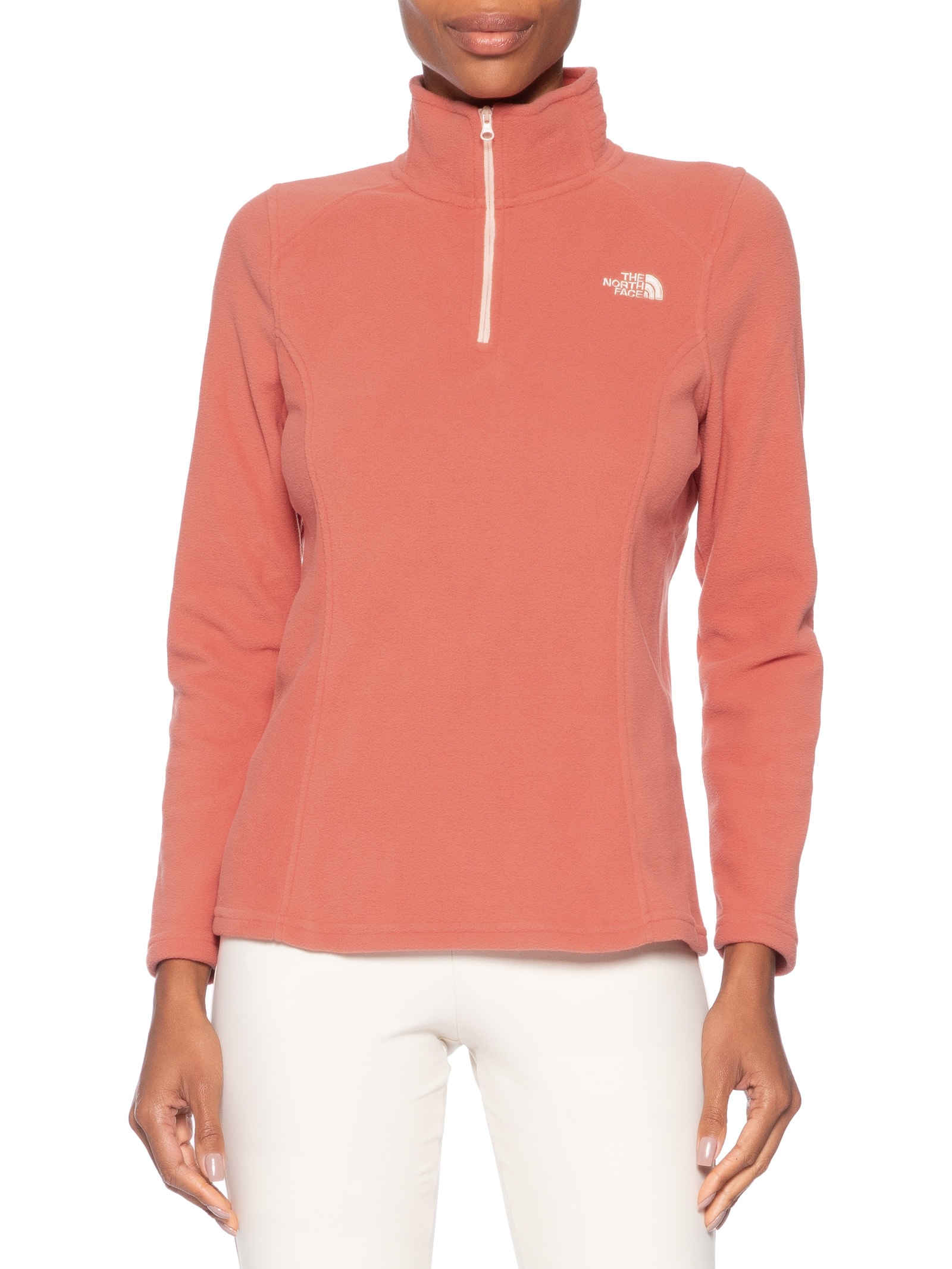 Casaco Feminino Glacier 1/4 Zip Laranja The North Face