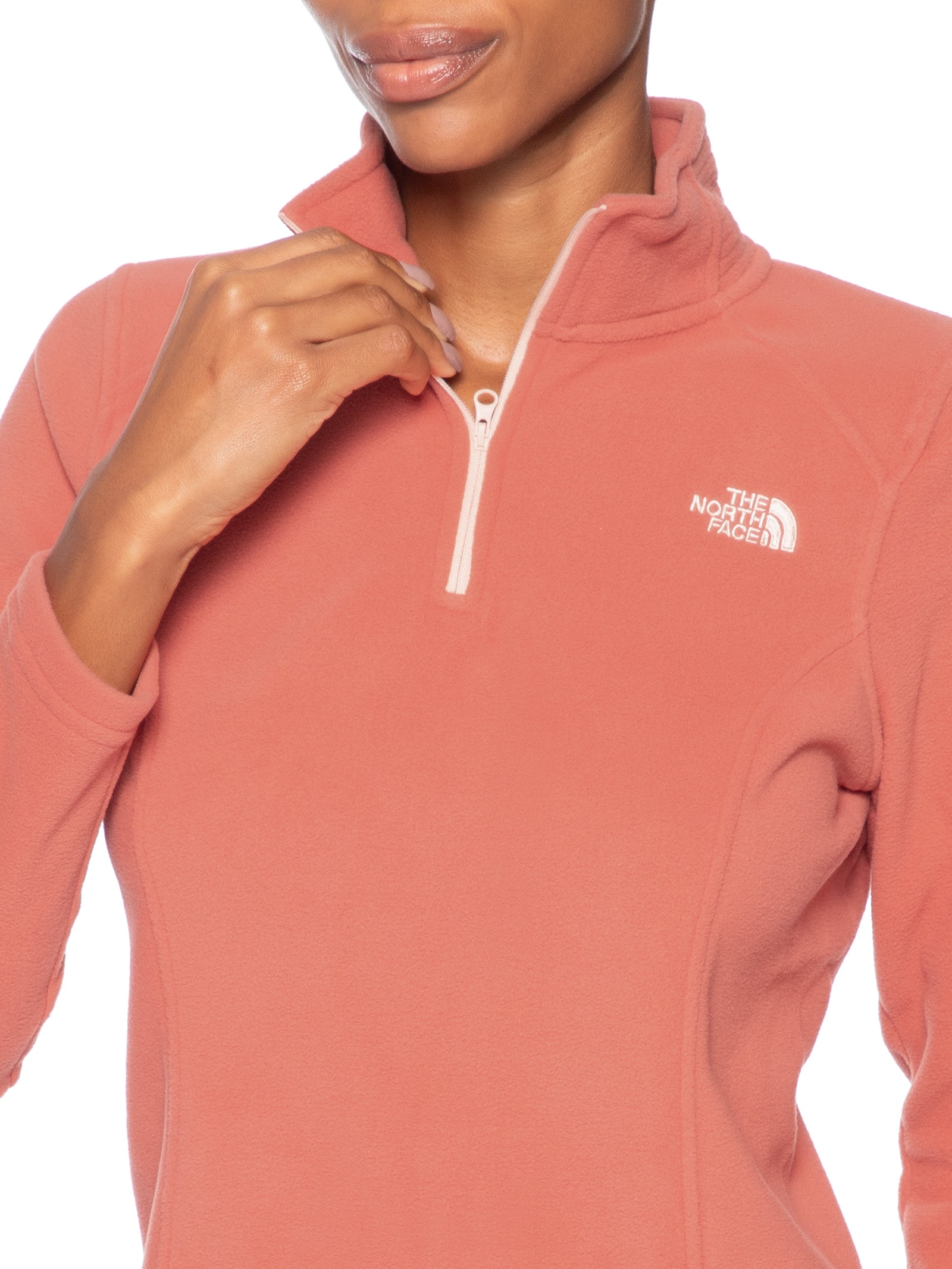 Casaco Feminino Glacier 1/4 Zip Laranja The North Face