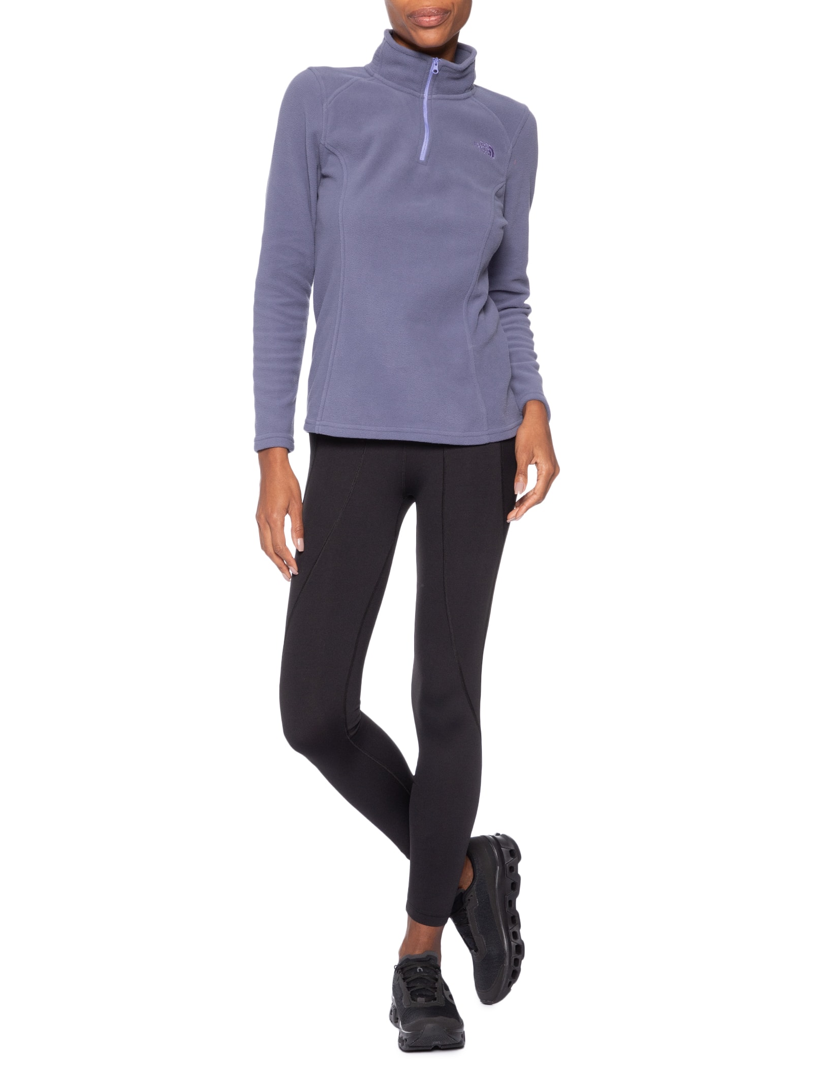 Casaco Feminino Glacier 1/4 Zip Roxo The North Face