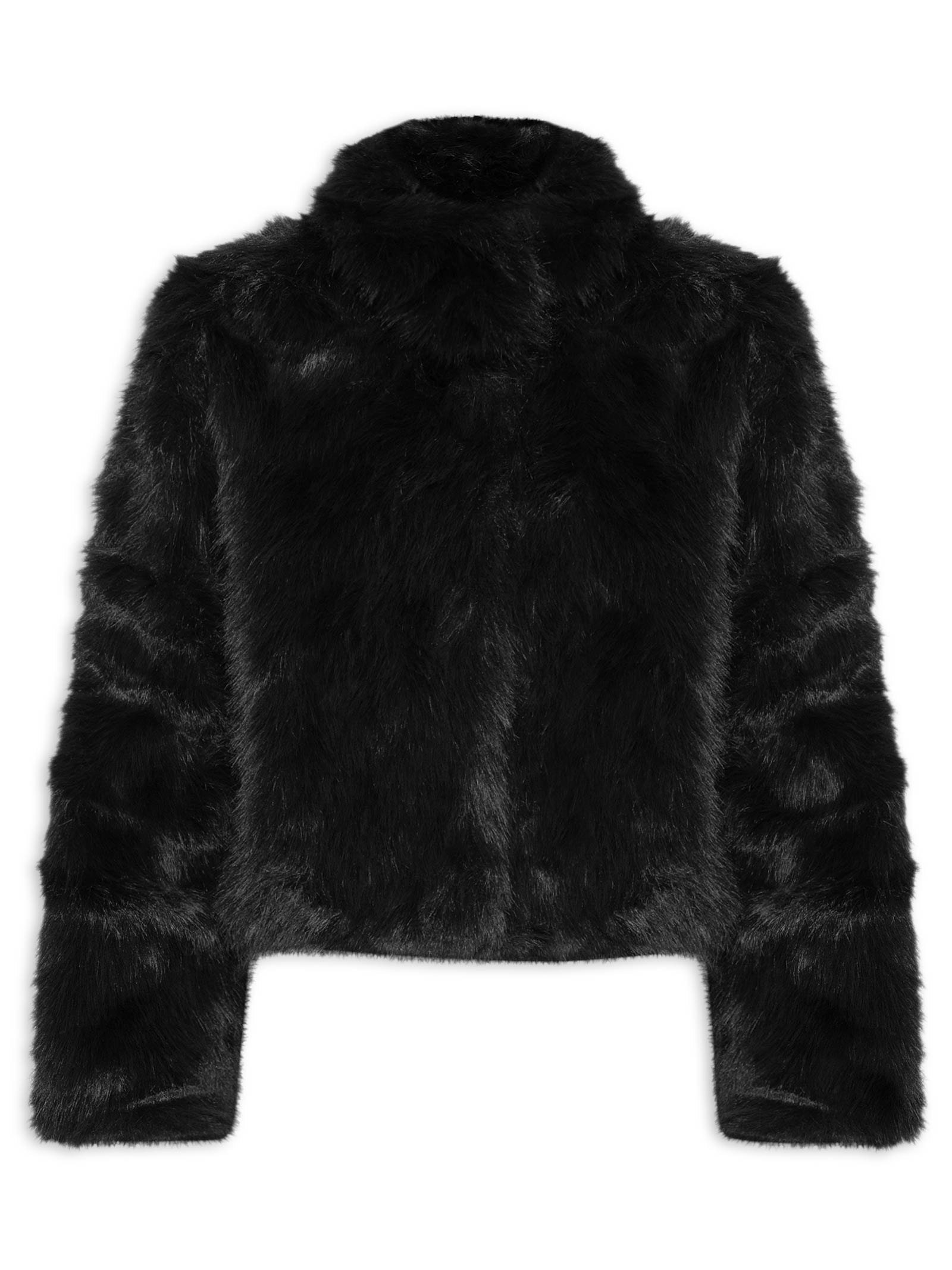 Casaco Feminino Gola Alta Preto '2Essential