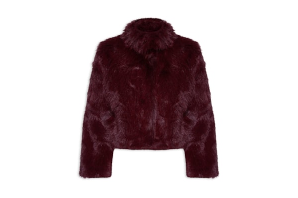 Casaco Feminino Gola Alta - Vermelho