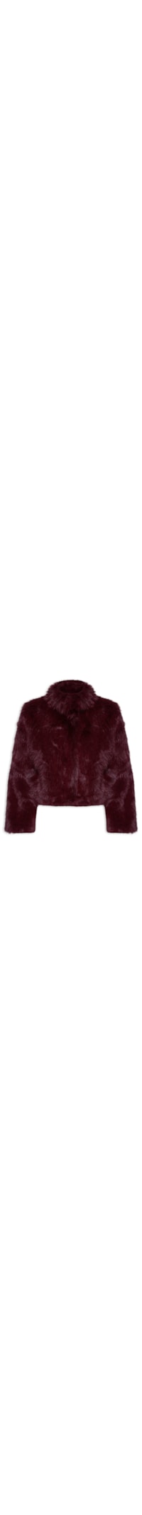 Casaco Feminino Gola Alta - Vermelho