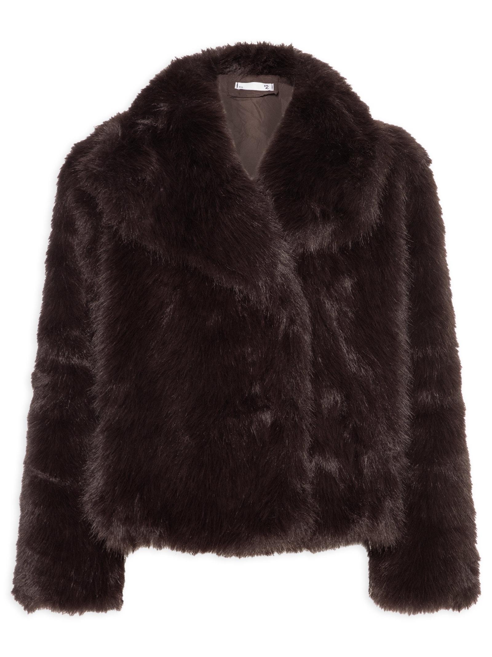 Casaco Feminino Gola Ampla Marrom '2Essential