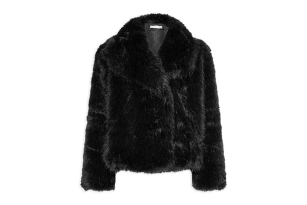Casaco Feminino Gola Ampla - Preto