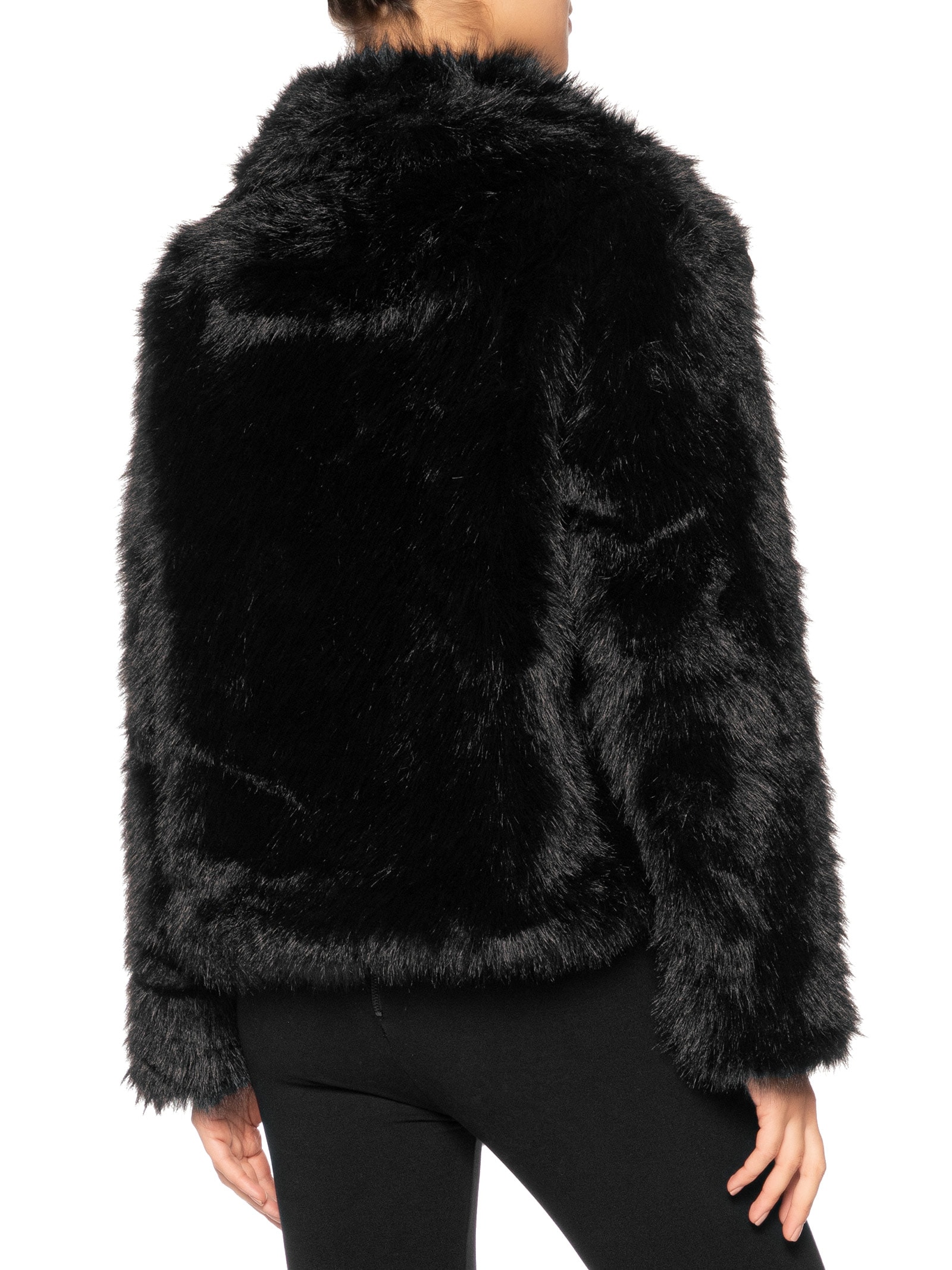 Casaco Feminino Gola Ampla Preto '2Essential
