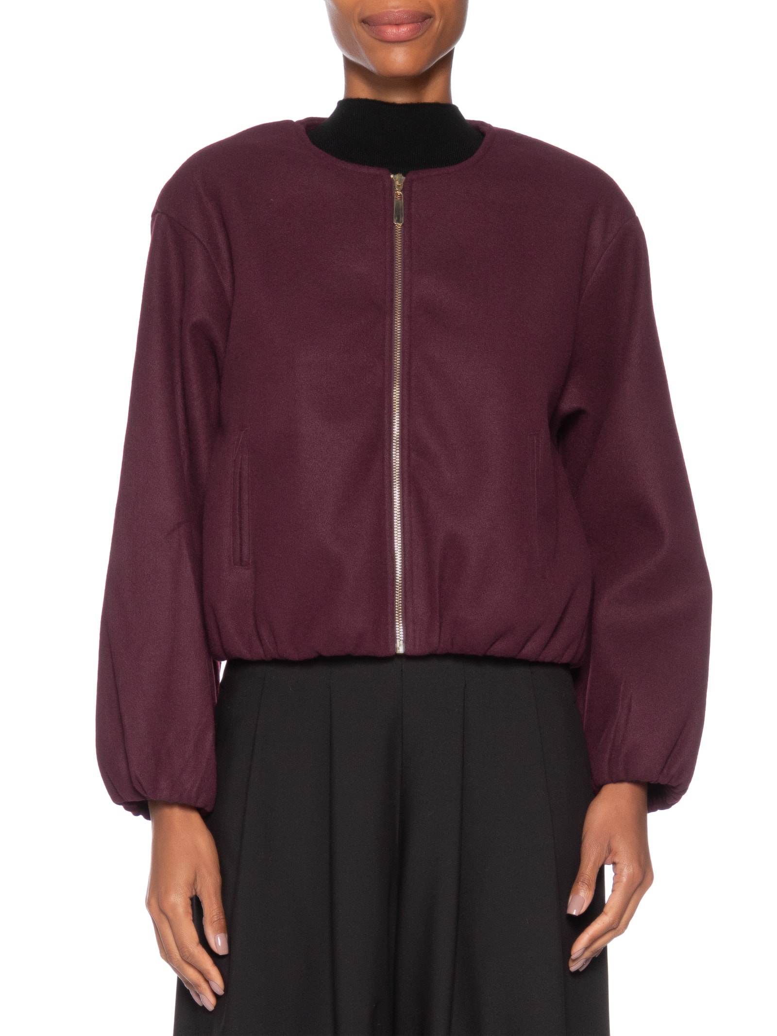 Casaco Feminino Gola Redonda Vermelho '2Essential