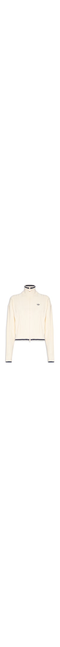 Casaco Feminino Gola Tricot - Amarelo