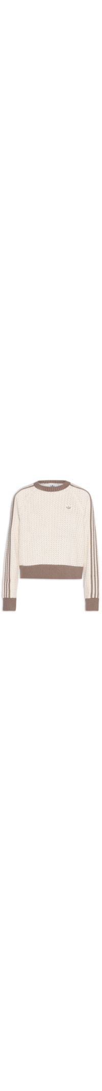 Casaco Feminino Knitted Crew - Bege