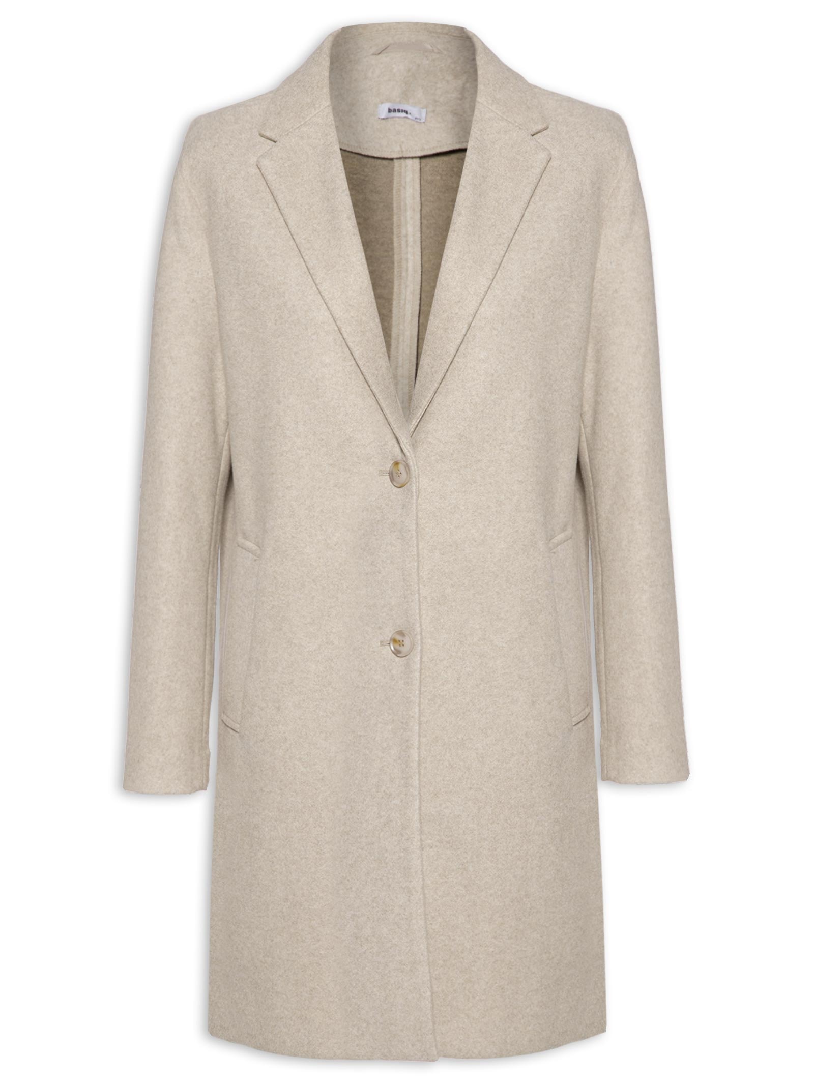 Casaco Feminino La Batida Alongado Bege Basiq