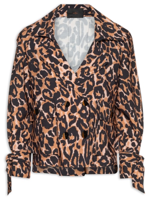 Casaco Feminino Leve Estampa Wild – Animal Print