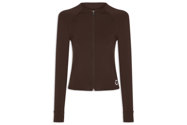 Casaco Feminino Liso Active Soul - Marrom