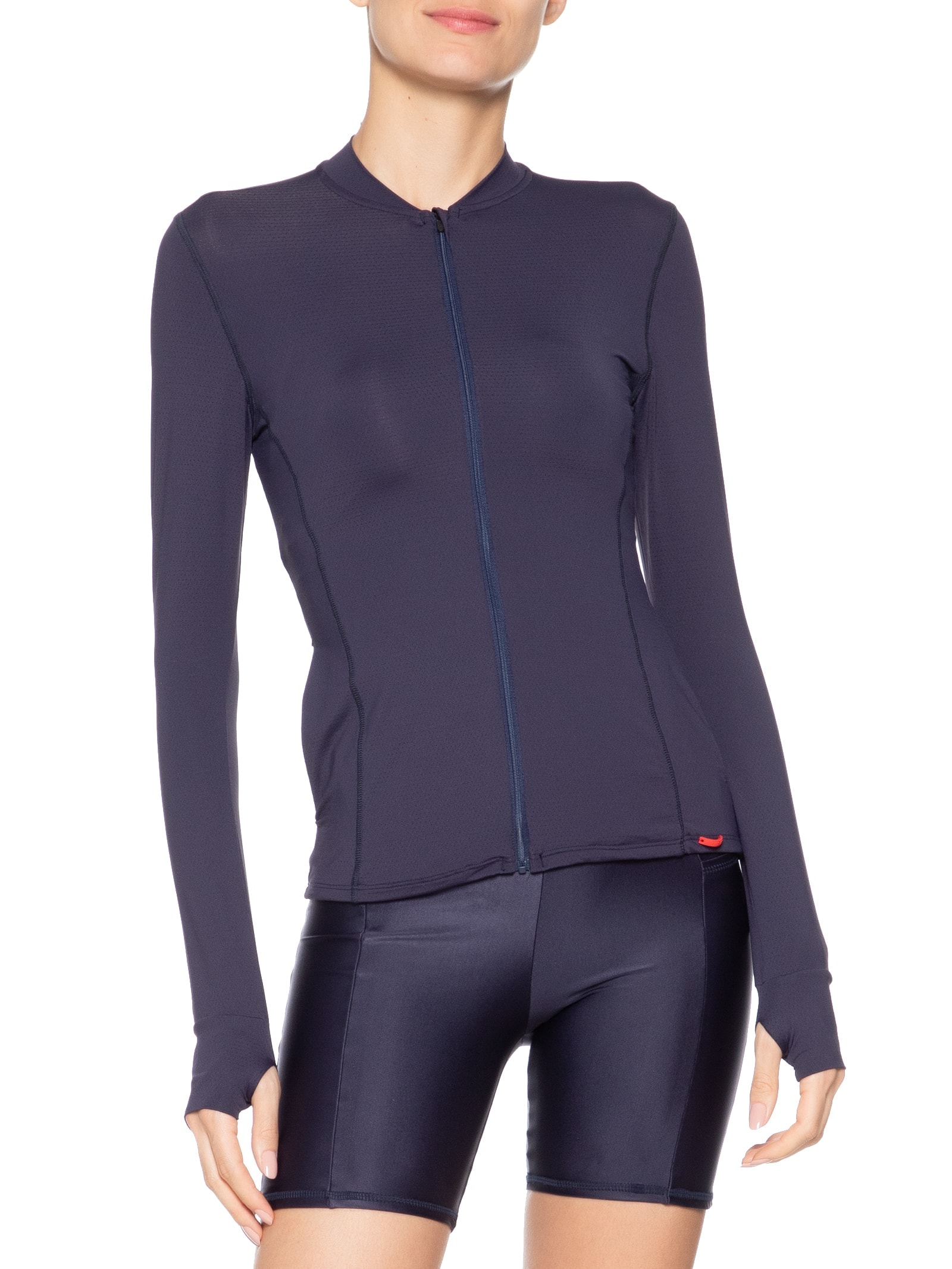 Casaco Feminino Liso Azul Body For Sure