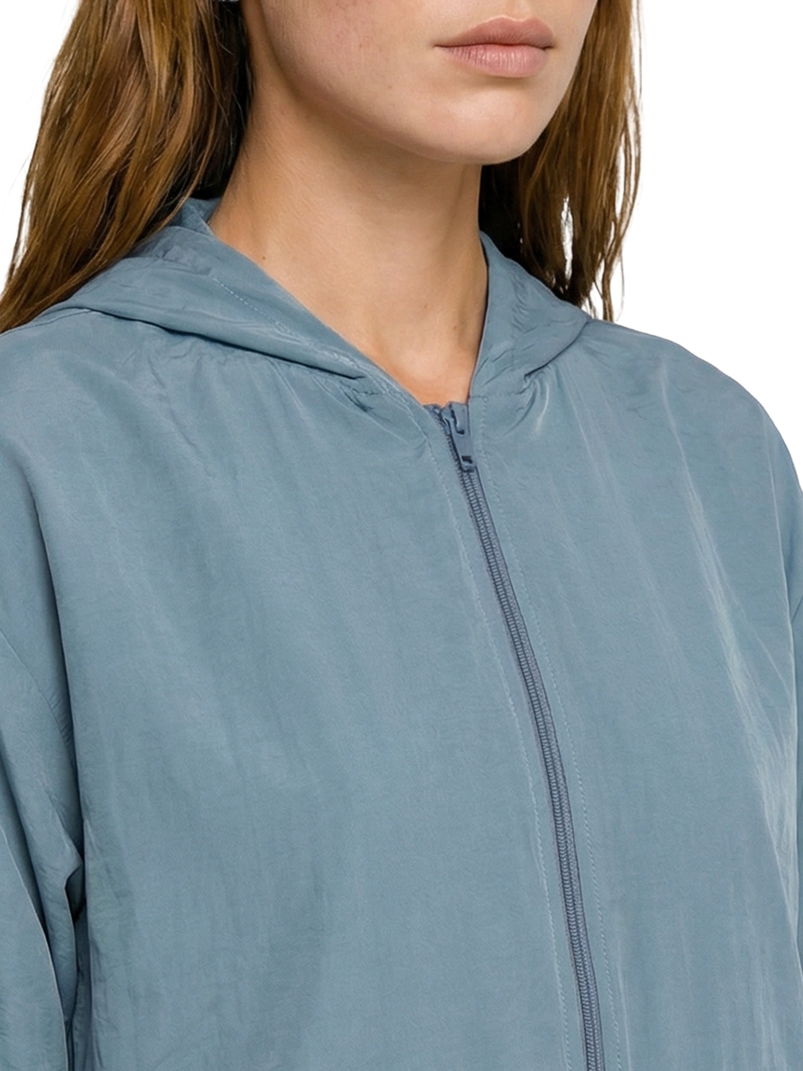 Casaco Feminino Liso Azul Body For Sure