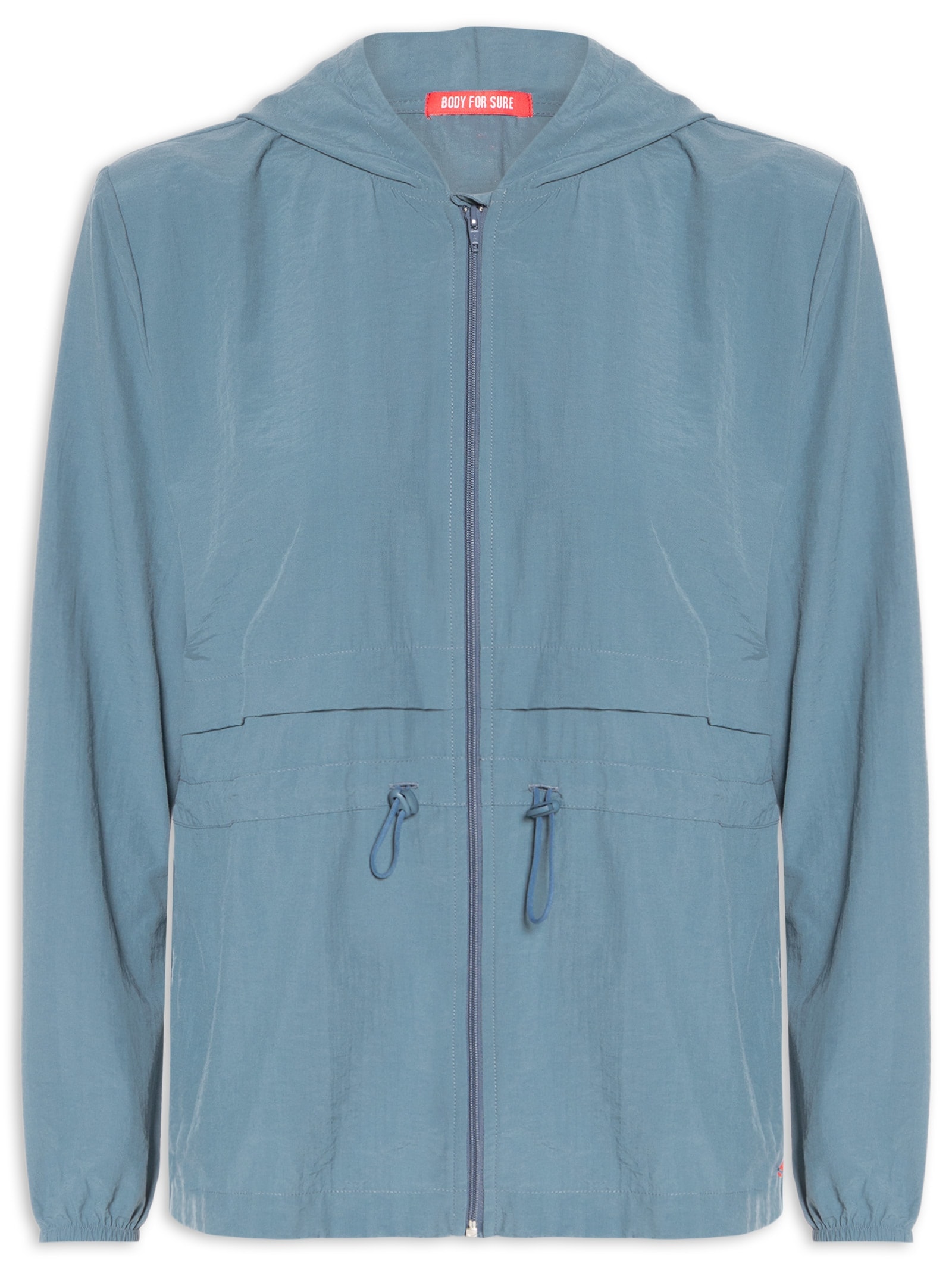 Casaco Feminino Liso Azul Body For Sure